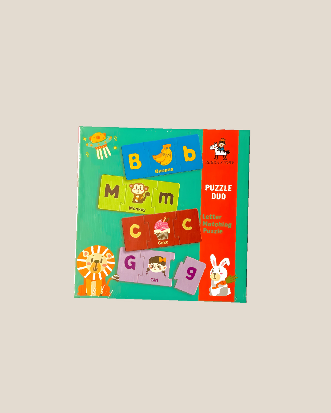 Alphabet Letter Matching Puzzle Duo - Educational Learning Cards